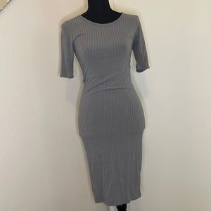 Lularoe Julia Grey Bodycon Dress